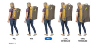 Migrate 90L Duffel Bag - Black Best Convertible Duffel Bag View 11